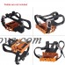 NEWSTY Pedal Toe Cages Toe Clips Pedal Cages Bicycle Pedal Straps Cycling For MTB AM Racing Bike Bike Straps Pedal - B07BFX98CR